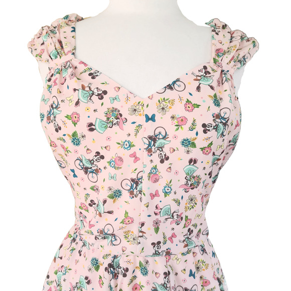NEW DISNEY Dress Shop Epcot Flower & Garden Festival Dress Mini Blooms Pink 2X - Picture 10 of 11